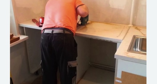 Сборка кухонного гарнитура. Новый Уренгой